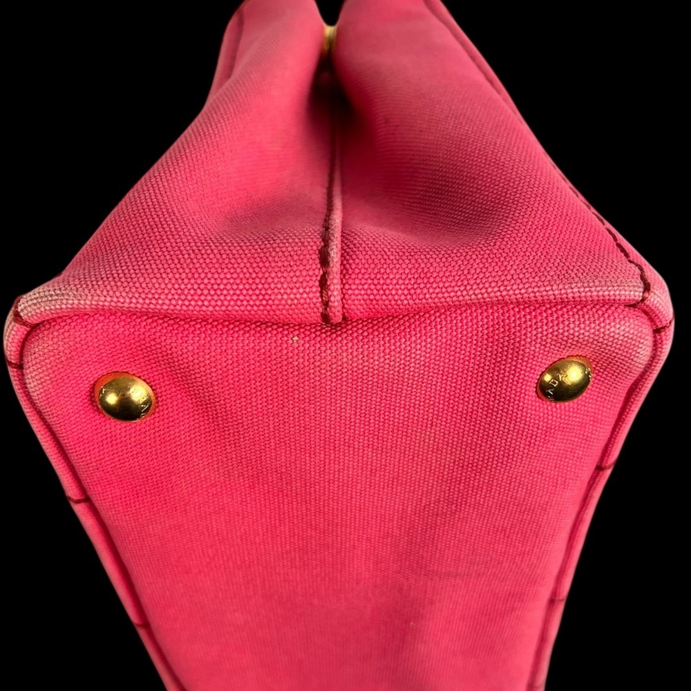 Prada Canapa Pink 2/Way Tote  (A358) - Picture 8 of 17